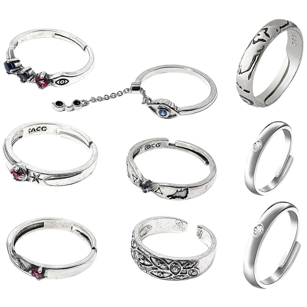 Men Accessories Gift Set - Anime JJK Ringe Yuta Okkotsu Cosplay