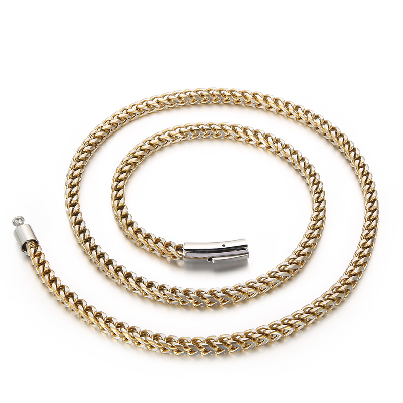 Men Accessories Singapore - 4mm Breite Edelstahl 68cm Peitsche Kette