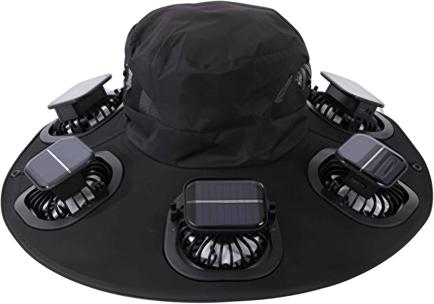 Men'S Accessories Designer - Solar-Ventilatorhut mit 6 Ventilatoren, atmungsaktiv, UV-Schutz,
