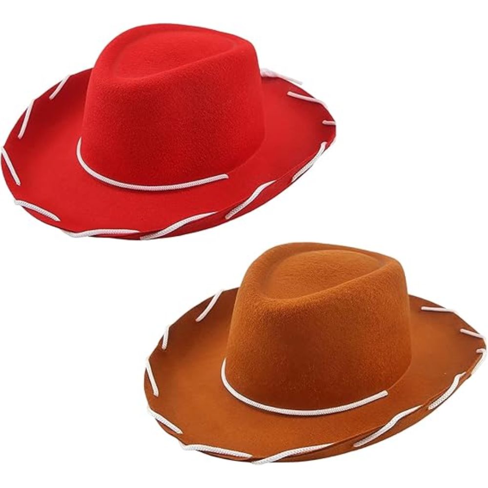 Men Accessories Gift Set - Fantasia Woody Jessie Cosplay Filzhut Mütze