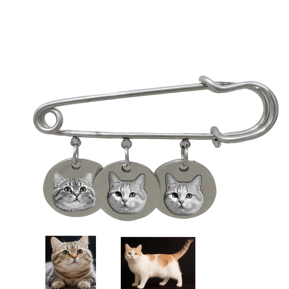 Men Accessories Gift Set - Benutzerdefinierte europäische Brosche mit rundem Anhänger