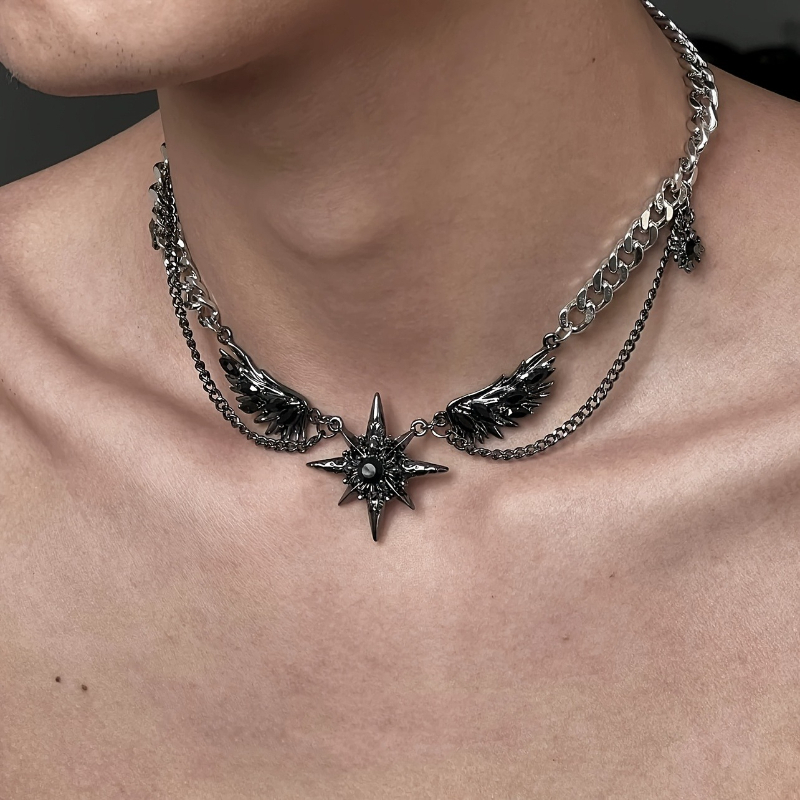 Men Accessories Singapore - Neue Gothic-Halskette im dunklen Stil mit