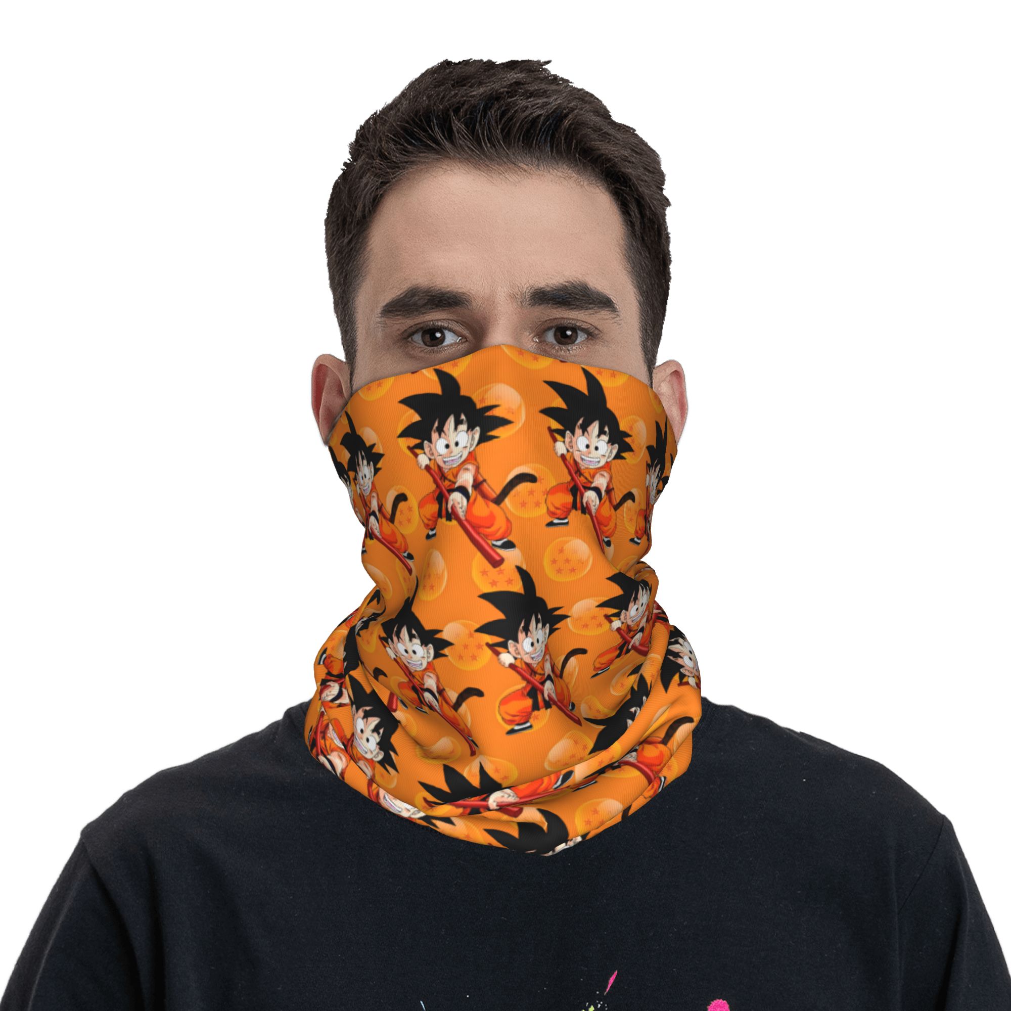Men Accessories For Neck - Individuelles Goku Anime Bandana Halswärmer Winddichter