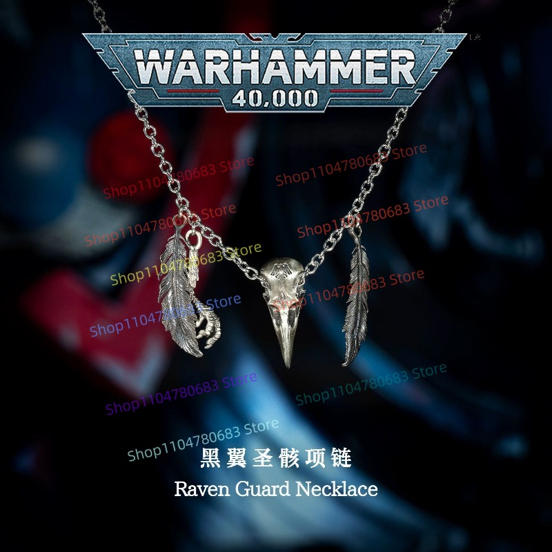 Men Accessories Gift Set - 40K Raven Guard Halskette, Retro-Kleidungsornament, Trendiger