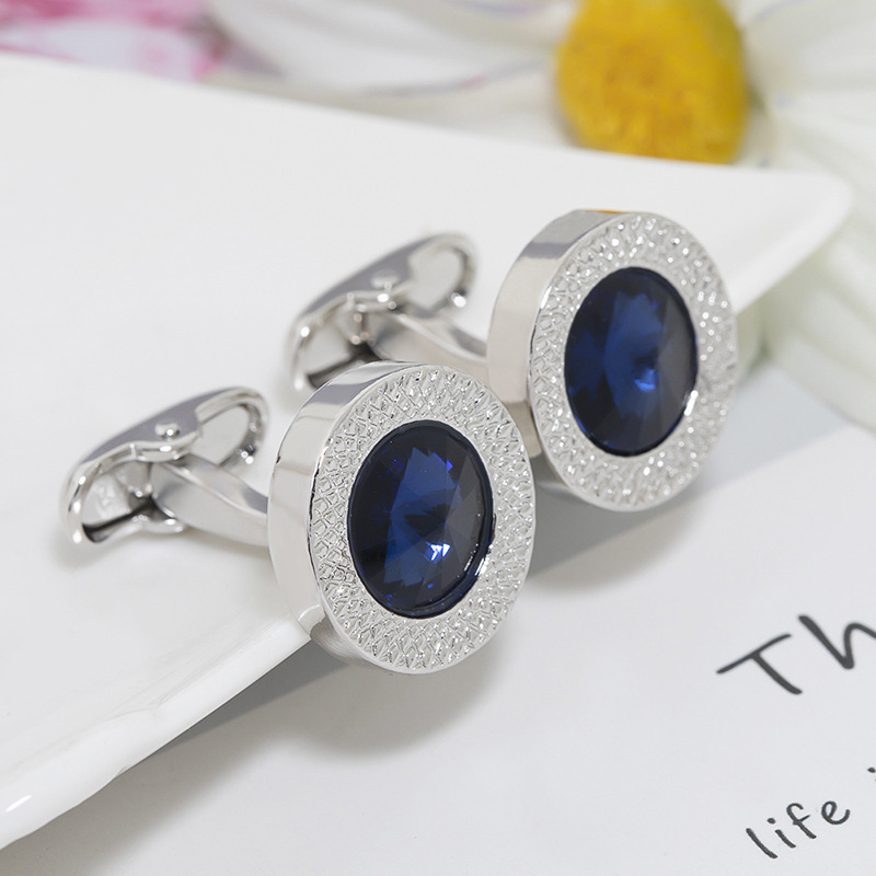 Men Accessories Wedding - Heißer Verkauf Manschettenknöpfe Für Männer Blau