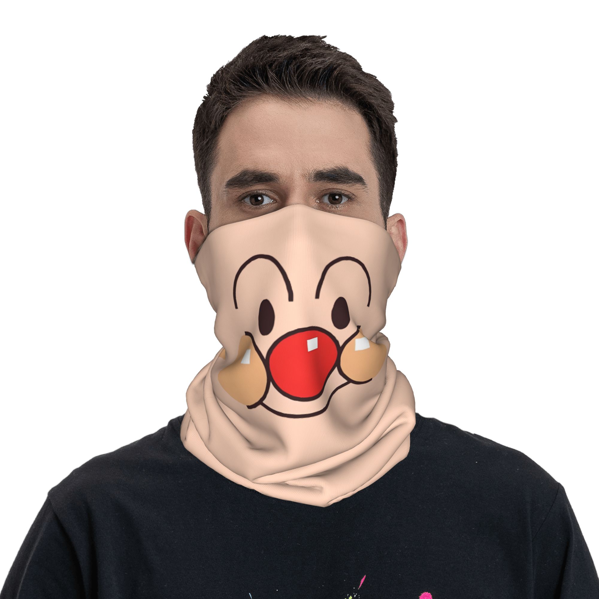Men Accessories For Neck - Maßgefertigtes Anpanman Comic Manga Bandana Halswärmer