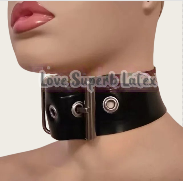 Men Accessories For Neck - 0,4mm Sexy Latex Halsband Gummi Fetisch
