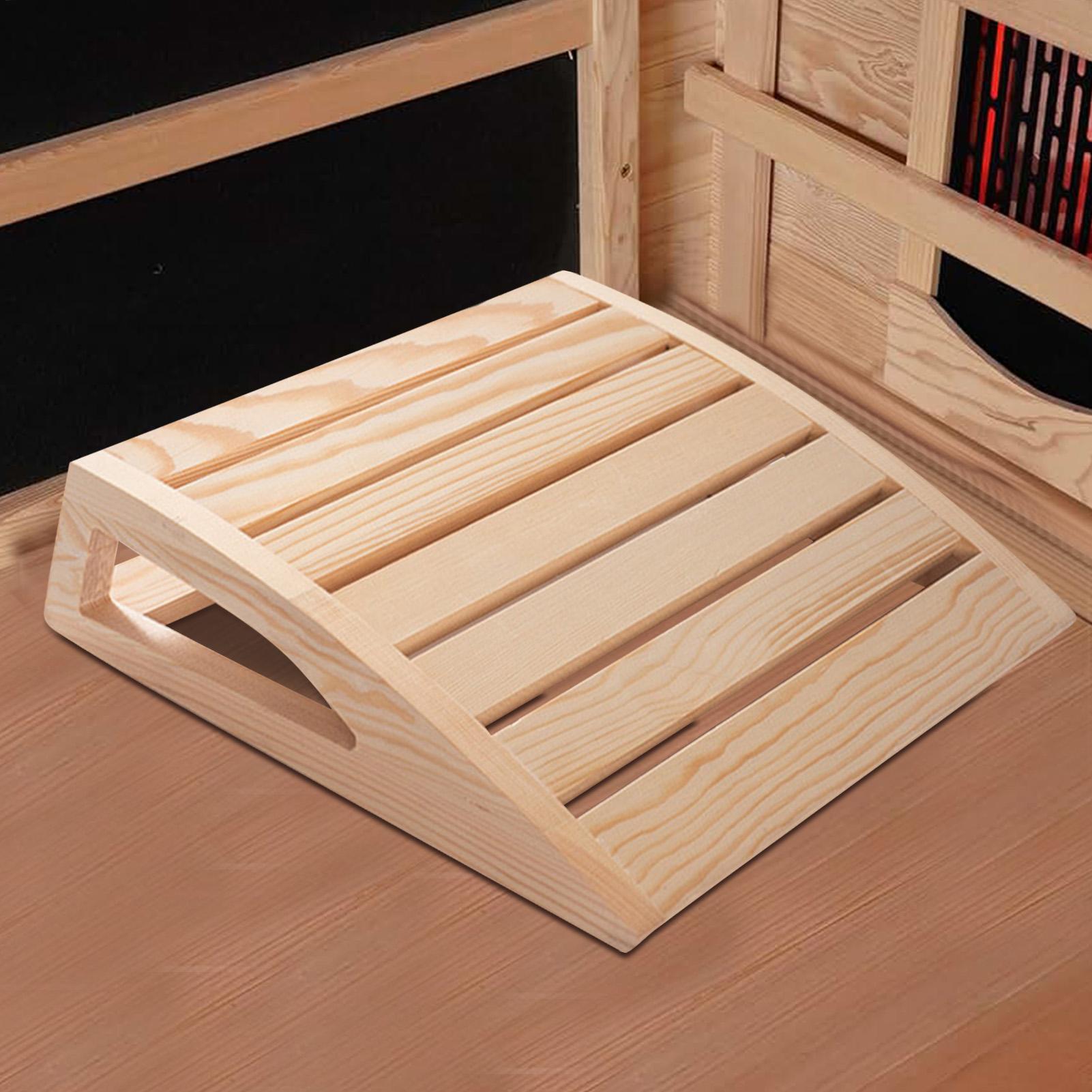 Men Accessories For Neck - Hölzerne Sauna-Kopfstütze, handgefertigte Sauna, entspannendes Nackenkissen,