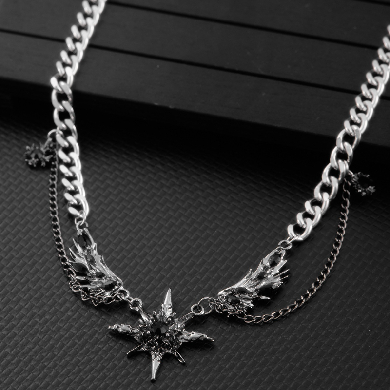 Neue Gothic-Halskette im dunkl – Men Accessories Singapore Bewertung und Preis
