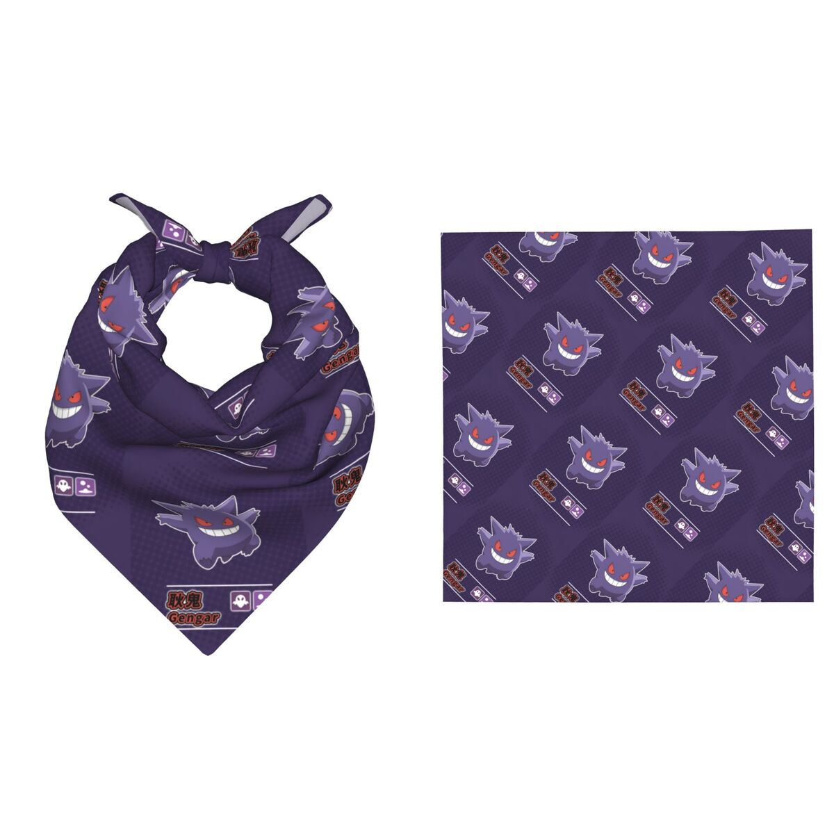 55CM Pokémon Gengar Bandana fü – Men Accessories For Neck Bewertung und Preis