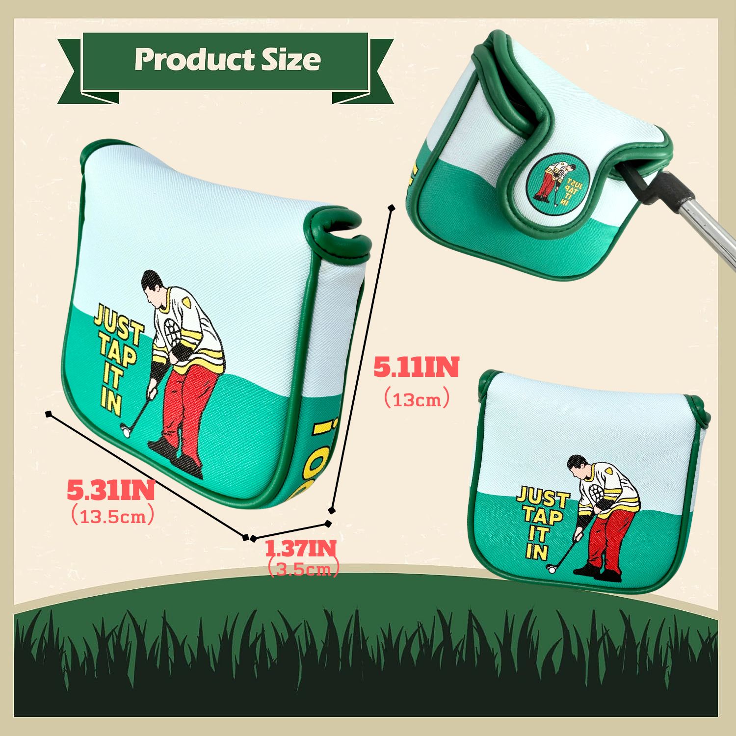 Lustige pu Leder Golf Putter A – Men'S Accessories Golf Bewertung und Preis