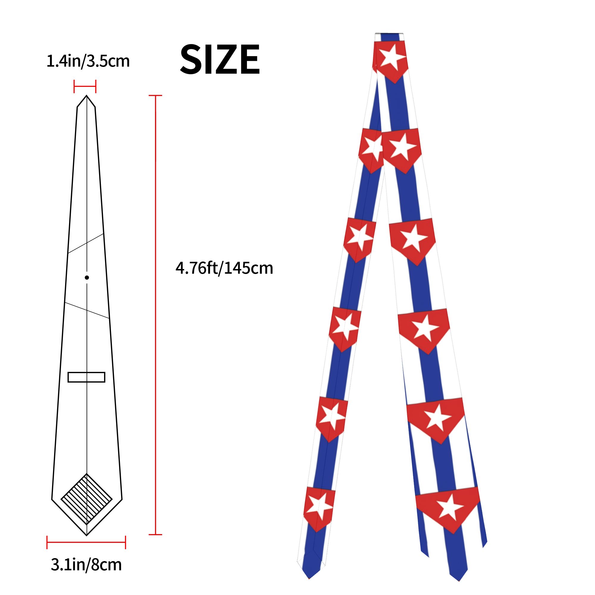 Kuba-Nationalflagge, kräftiges – Men Accessories For Neck Bewertung und Preis