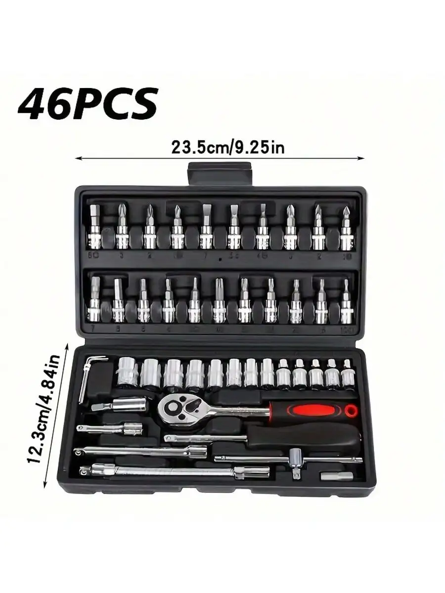 46-teiliger 1/4-Zoll-Steckschl – Men Accessories Combo Bewertung und Preis